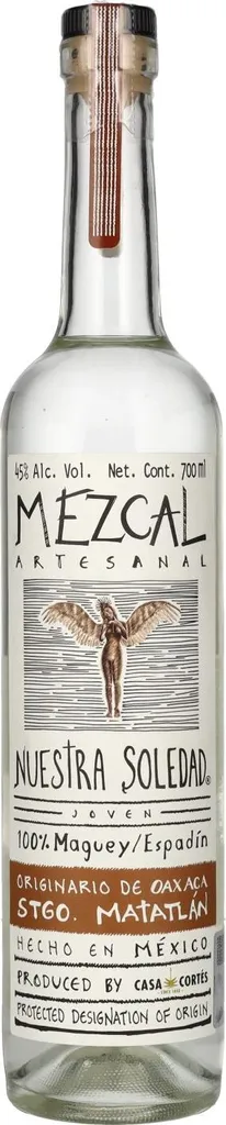 Mezcal Joven Nuestra Soledad Matatlán 45% aux notes fumées et intenses