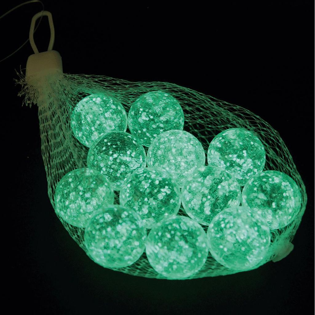 Bartl 111709 Gloeiende glaskralen, 25 mm, 12 stuks | Productafbeelding 