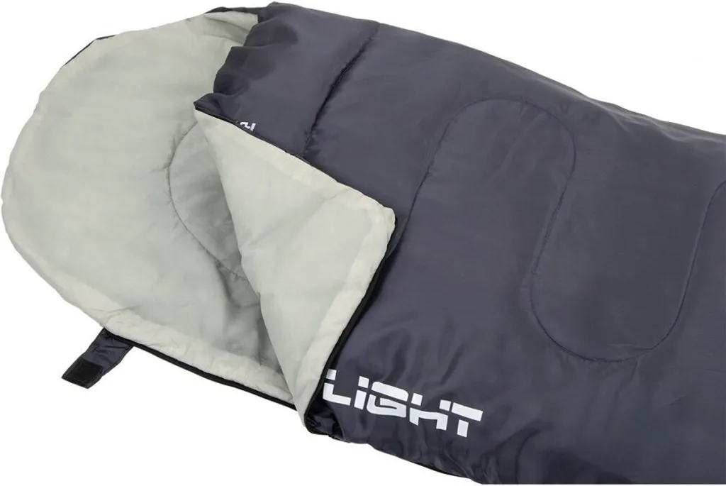 Sac de couchage de camping ENERO CAMP gris pour nuits sous la tente