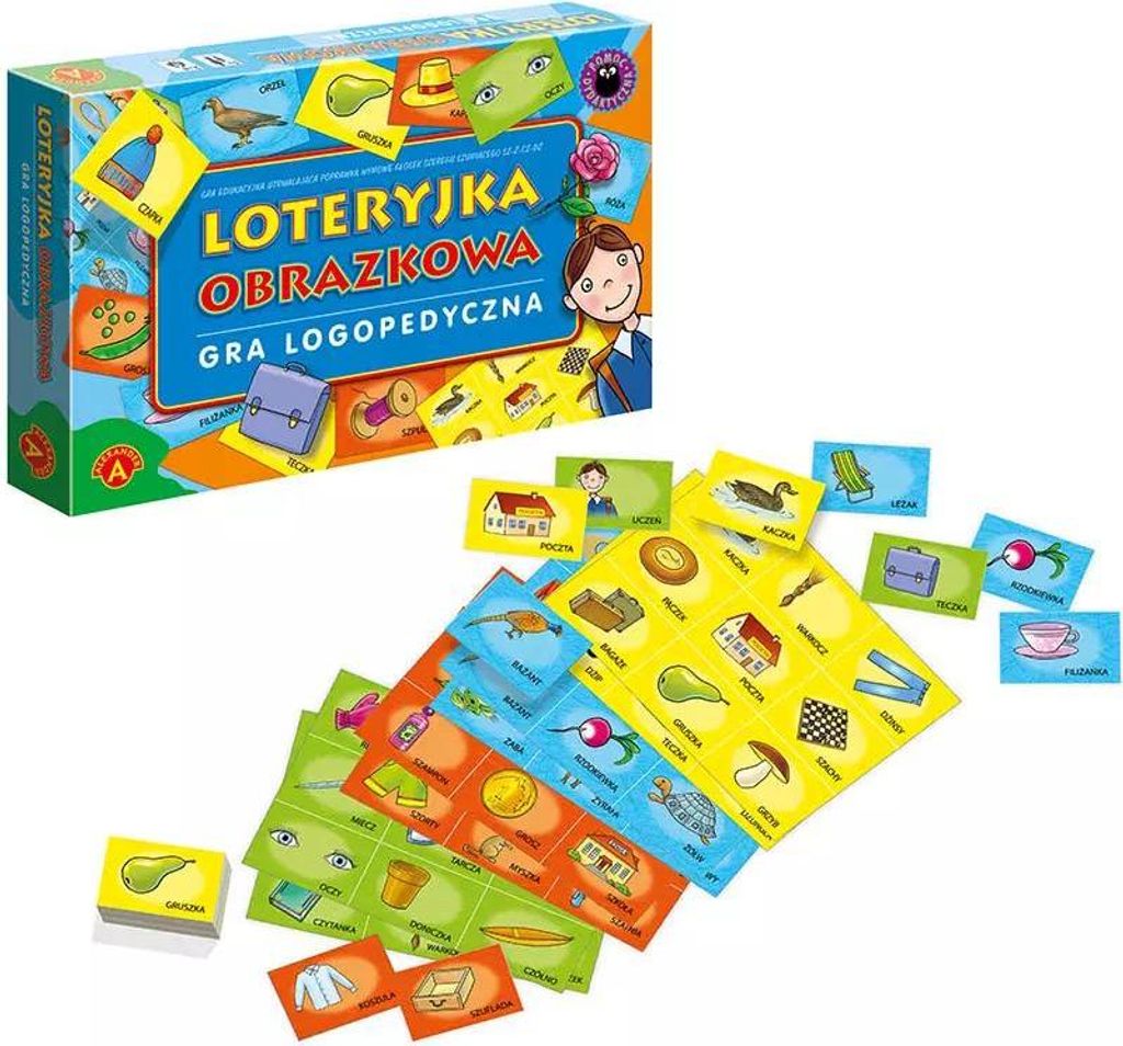 Bilderlotterie Sprachtherapie-Spiel 0329 p8 ALEXANDER