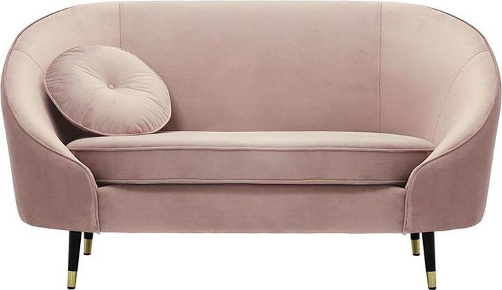 Zweisitzer-Sofa Kooper-Velluto 14-Standard piping-brass
