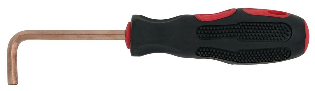 KS Tools BRONZEplus Schraubendreher Innensechskant, gewinkelt 10 mm, 963.1510