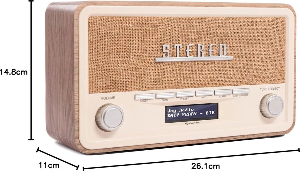 Denver Denver DAB rádio - Retro rádio - Bluetooth - DAB+/ Obrázek produktu 10