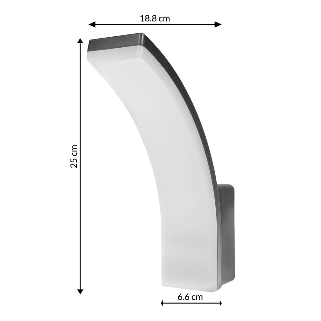 LED-Lampe grau 20W 2750lm neutralweiß 4000K IP65 Maclean Produktbild 6