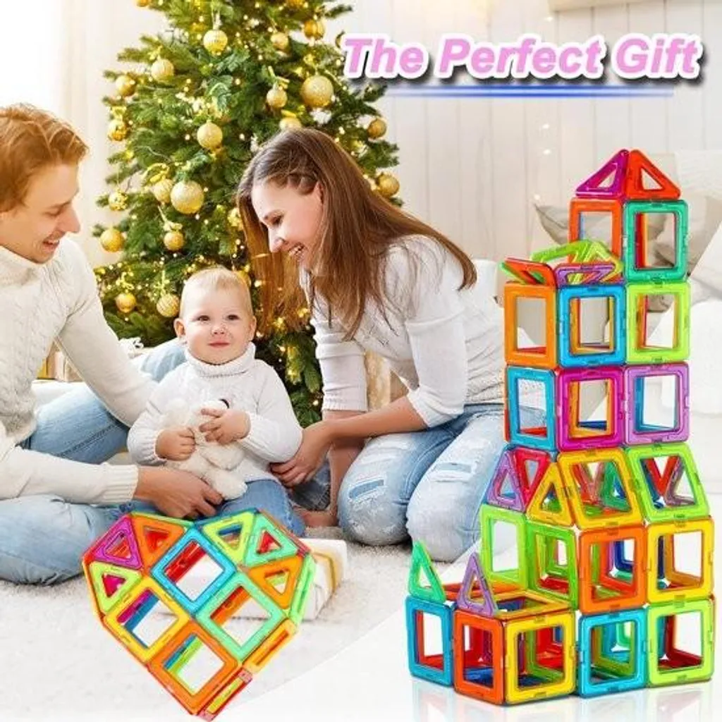 Jouets Magnétiques en Kit 3D : Coffret de Construction pour Enfants