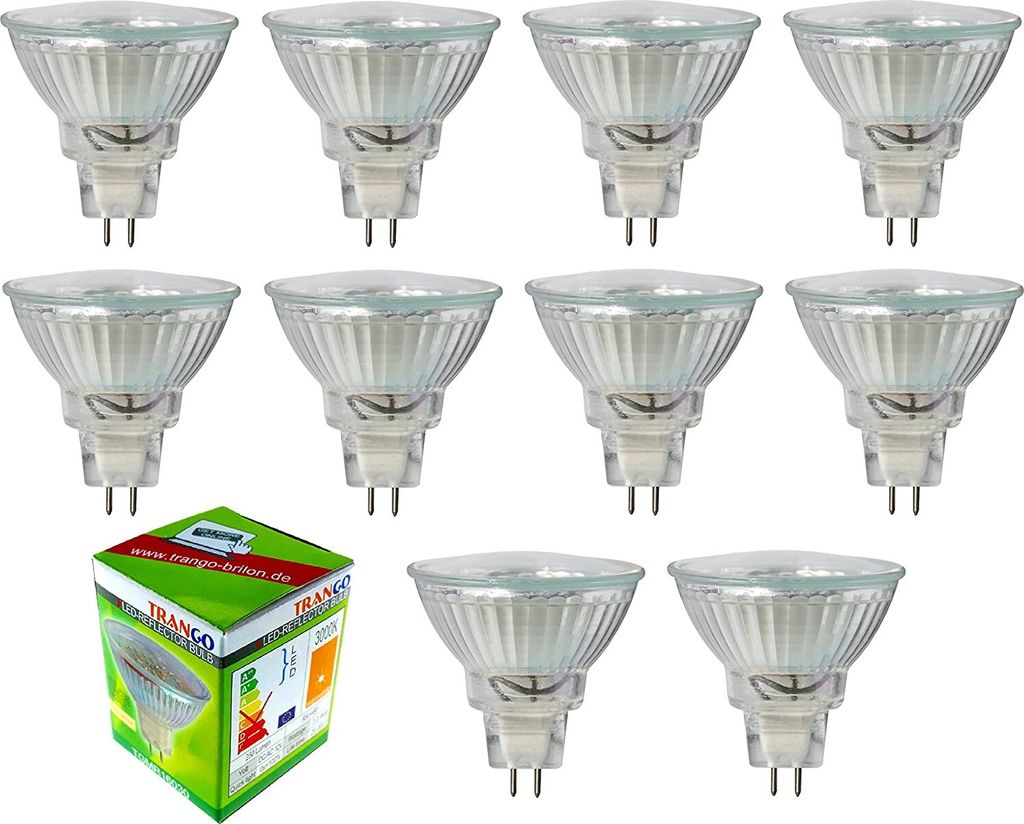 LED Leuchtmittel MR16 I GU5.3 12 Volt 3000K warm-weiß Produktbild 