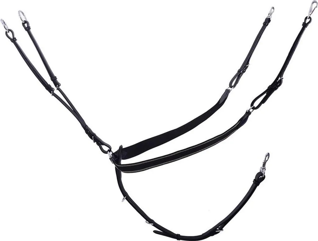 Collier de chasse pour le saut Schockemöhle SP Pro Jump Plus noir taille WB