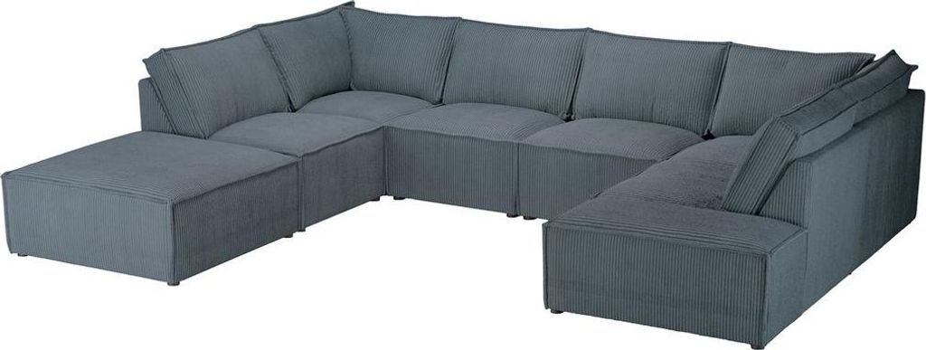 Großes modulares Ecksofa U Charles-Poso 34
