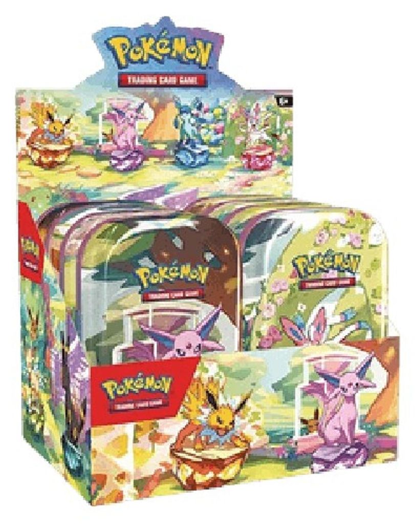 Pokemon Prismatic Evolutions: Mini Tin Display Zdjęcie produktu 