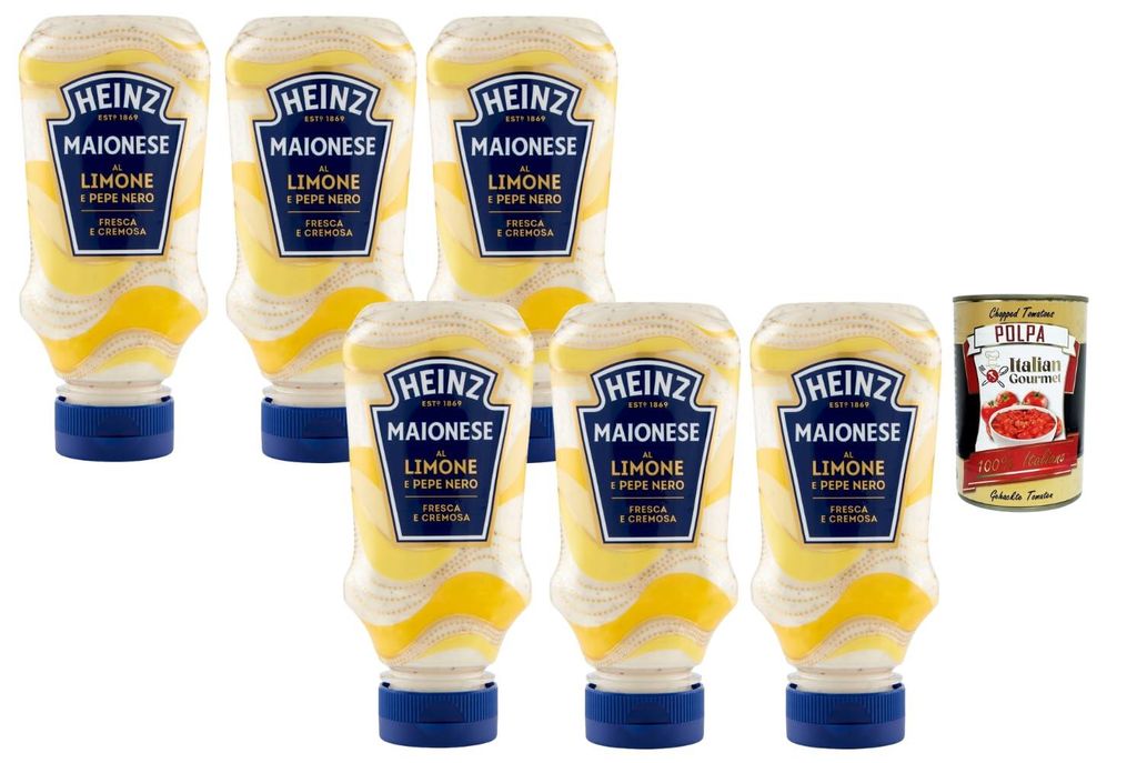 Heinz Mayonnaise Zitrone & Schwarzer Pfeffer 6x 200g, Produktbild 
