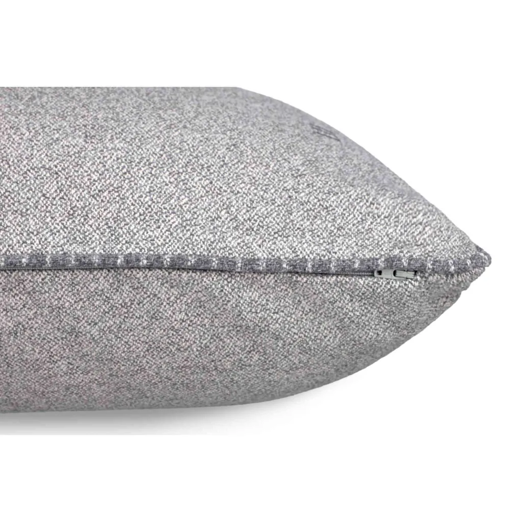 Housse de coussin rectangulaire grise 38x58 cm Esprit FUN-2 lot de 2 - 3