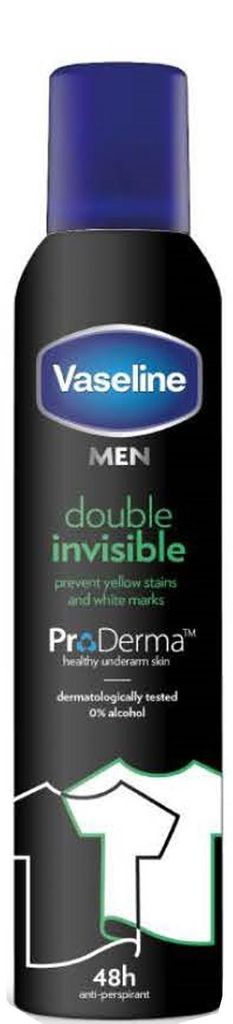 Vaseline 250 ml Deo-Spray für Männer, Double Invisible