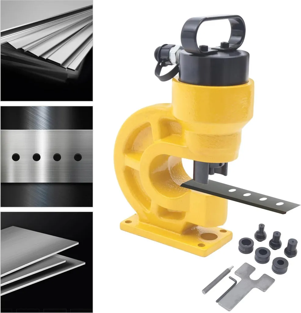 Poinçonneuse hydraulique 31T 304kN - Outil de poinçonnage barres cuivre