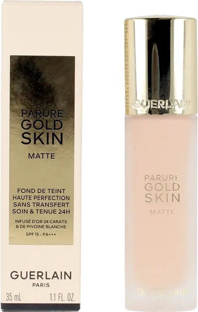 Guerlain Parure Gold Skin Matte, Pumpenflasche, Creme, Feuchtigkeitsspendend, Illuminating, Mattierend, Verjüngend, Verstärkung, Beige, 1C, 1C Co...