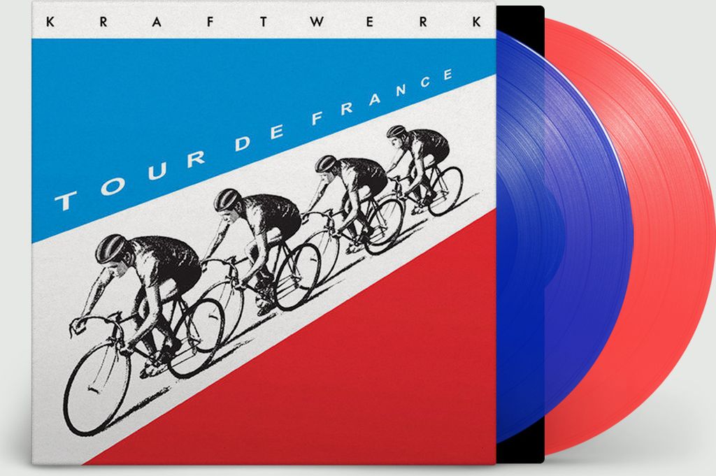 Kraftwerk - Tour De France (180 g) (Translucent Blue & Red Coloured) (Limeted Edition) (Reissue) (Remastered) (2 LP)