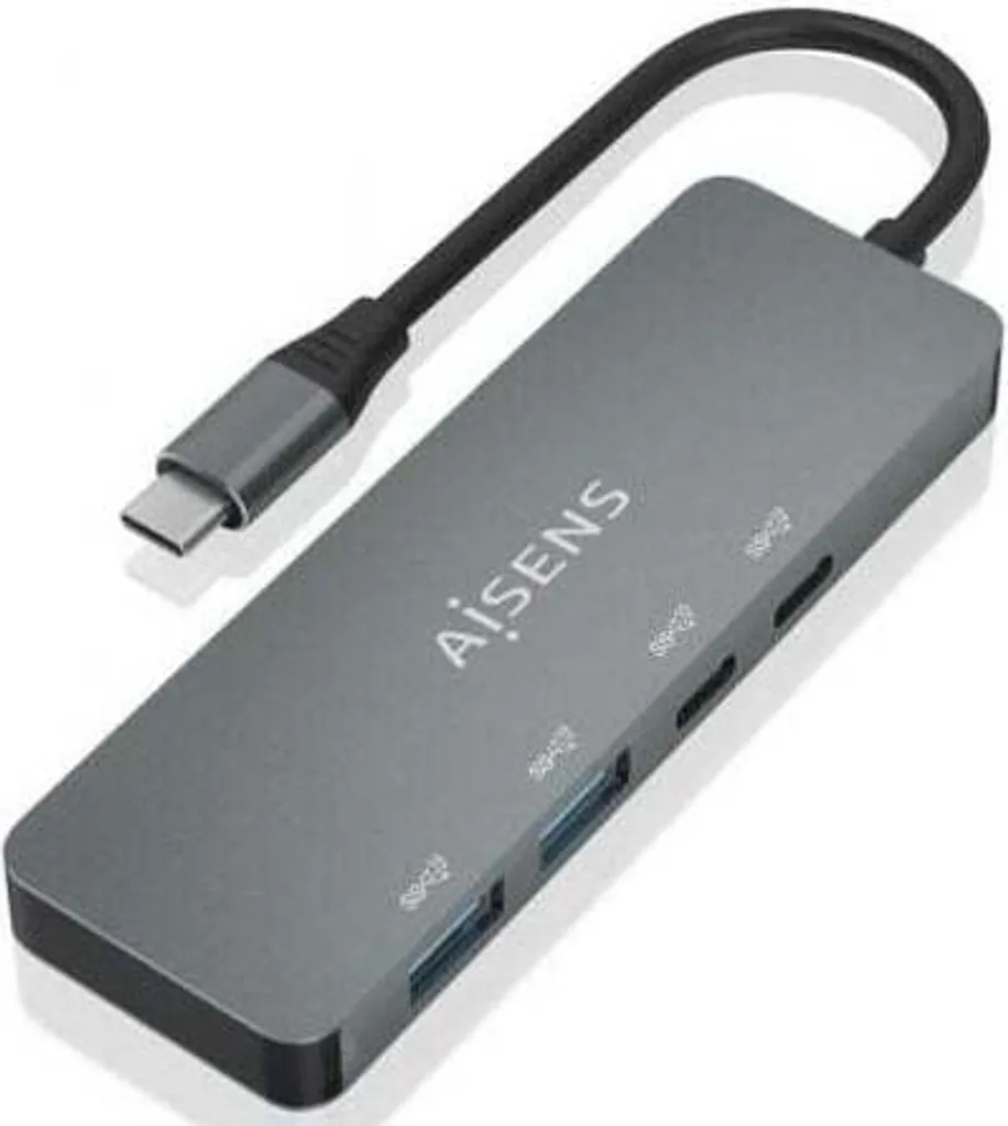 Extension USB-C pour Télétravail Aisens A109-0694 - Connectez 4 Appareils