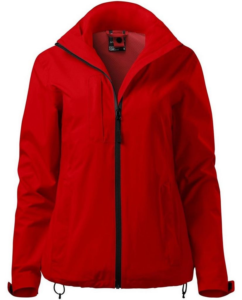 Malfini - "Pacific" Jacke für Damen, 3 in 1 PP12759 (M) (Rot)