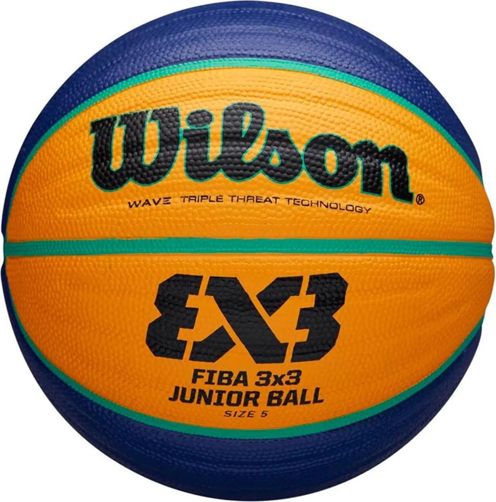 Ballon Wilson FIBA 3x3 Junior avec grip haute performance et contrôle