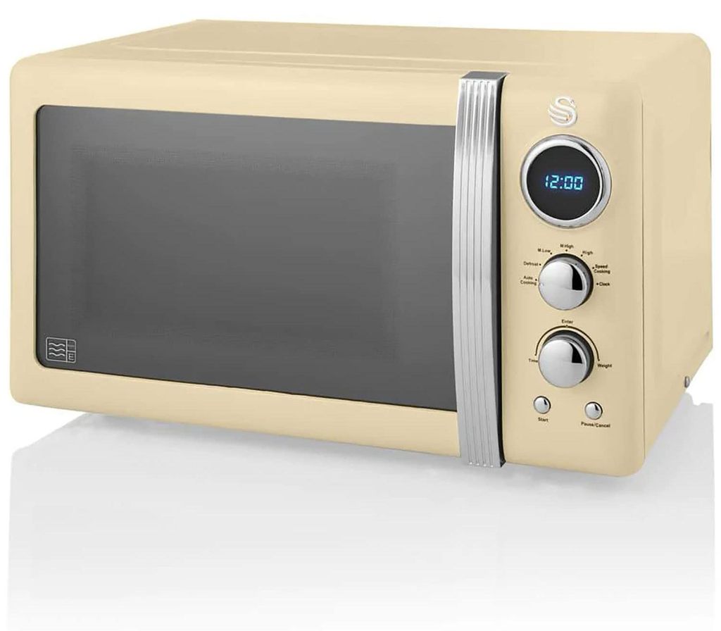 SWAN SM22030CNEW Retro cyfrowa kuchenka mikrofalowa 20L, 5 Zdjęcie produktu 