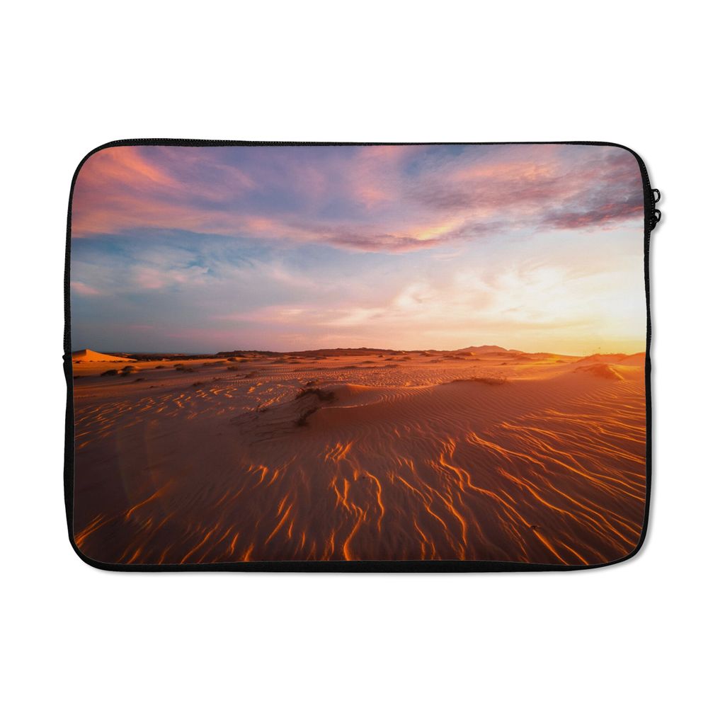 MuchoWow Laptop Hülle 14 ZollSand - Landschaft - Himmel - Wüste Laptoptasche - Laptoptasche - Stoßsicher - Schutzhaube