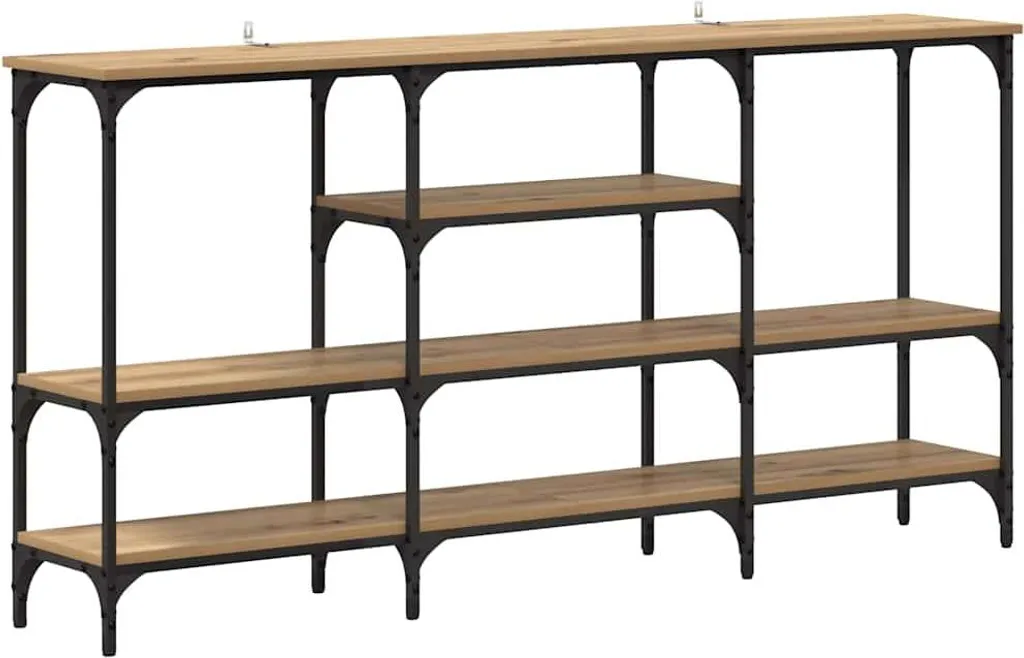 Consolle vidaXL 160x29x80 Rovere | Mobile Ingresso Moderno Design