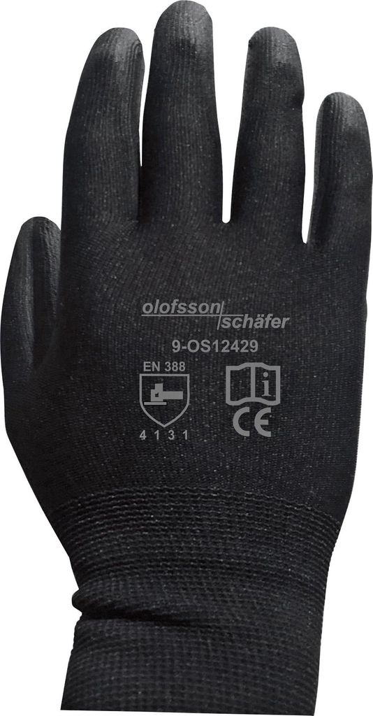 Olofsson+Schäfer Werkstatthandschuh, Flexibel, Größe 7-11, Komfort