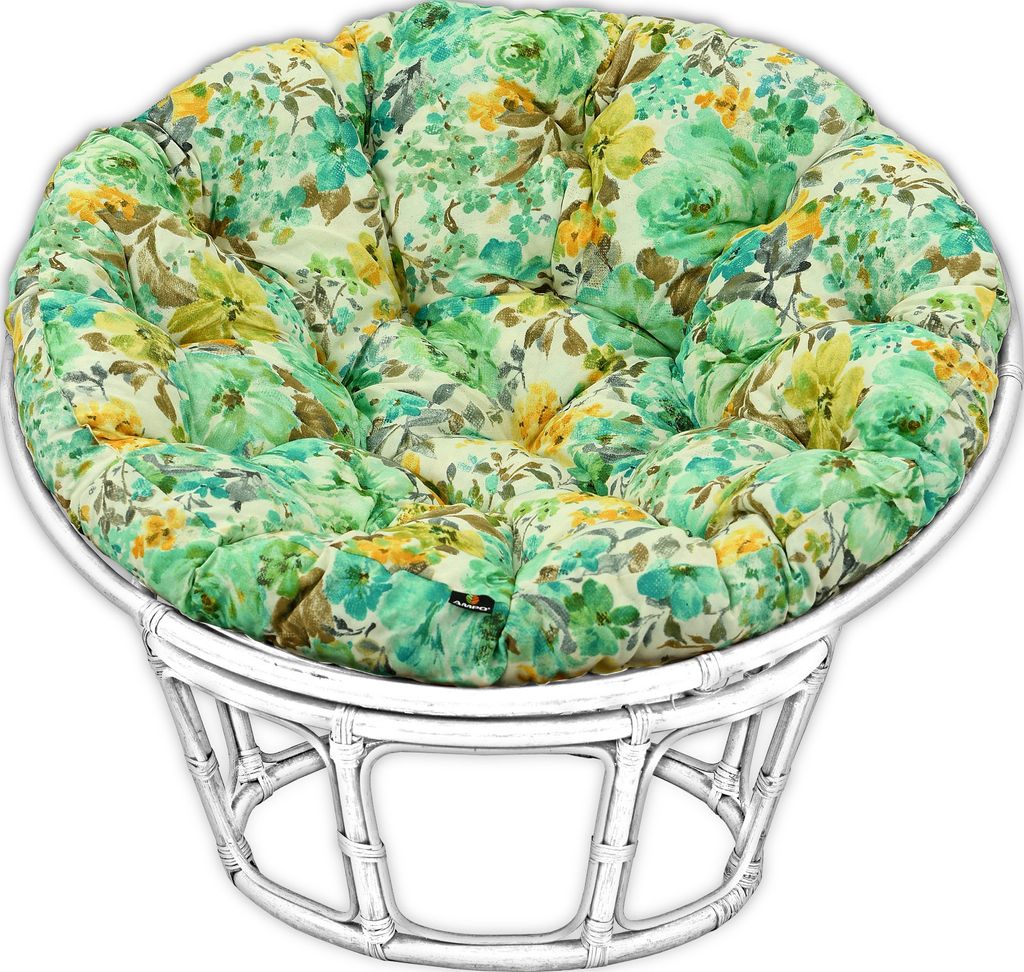 AMPO Sitzkissen Papasan Rattan Kissen Auflage für Produktbild 