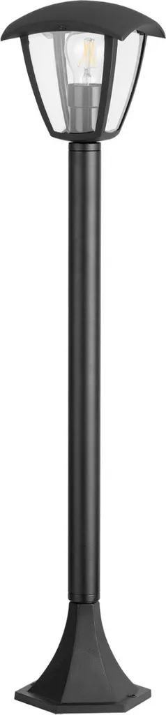 Applique IP44 noire IGMA 311900 Polux luminaire robuste avec douille E27