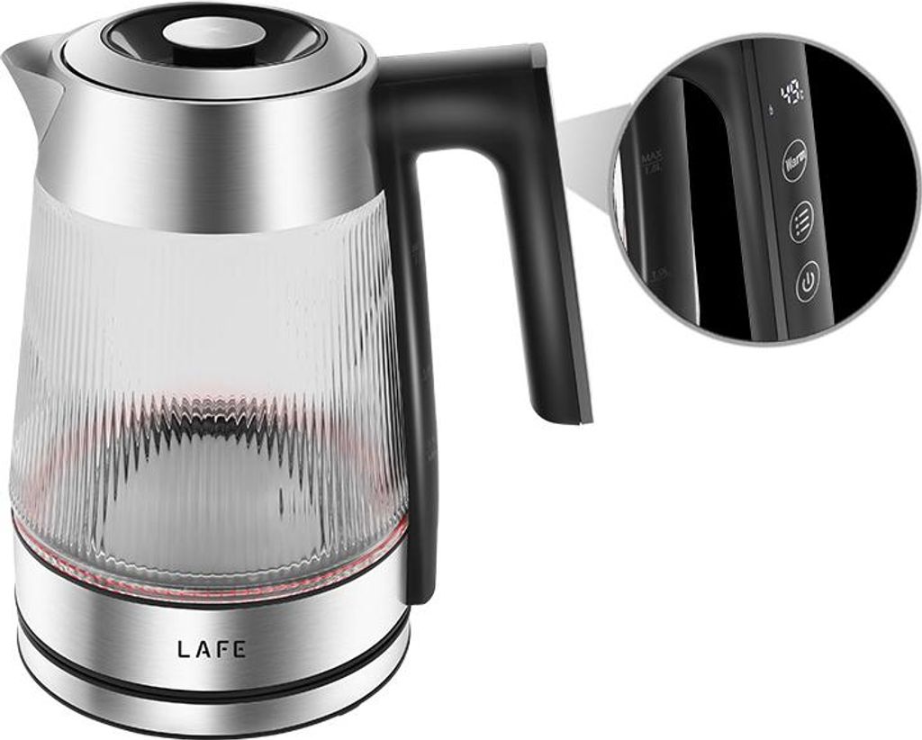 Lafe LAFCZA45187, 1,8 L, 2200 W, Nerezová oceľ, Priehľadná, Obrázok produktu 
