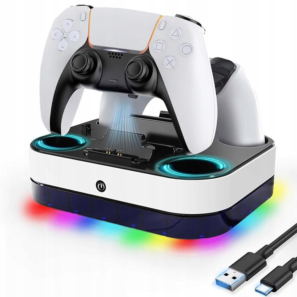 Ladestation für PS5 Controller, Ladegerät Docking Station Produktbild 