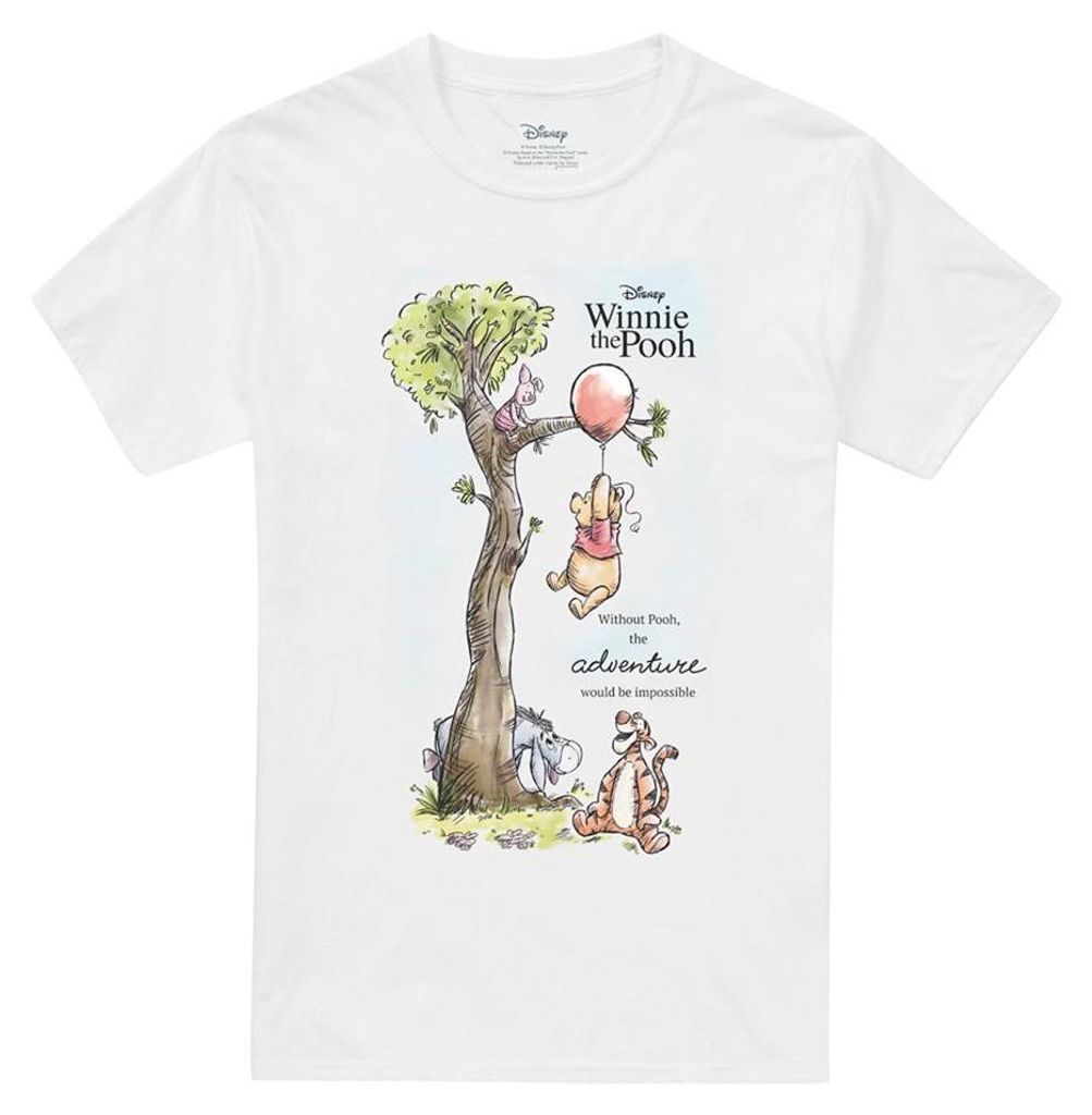 Winnie the Pooh - "Friends" T-Shirt für Herren/Damen Uni TV33965 (XXL) (Weiß)