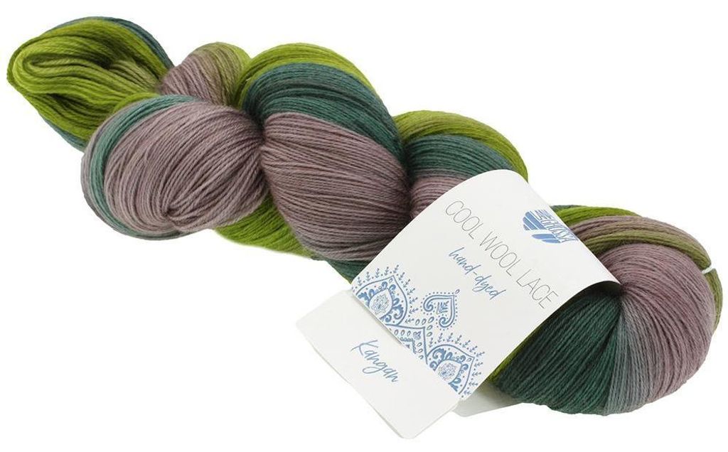 Lana Grossa - Cool Wool Lace Hand-Dyed 0821 kangan Produktbild 