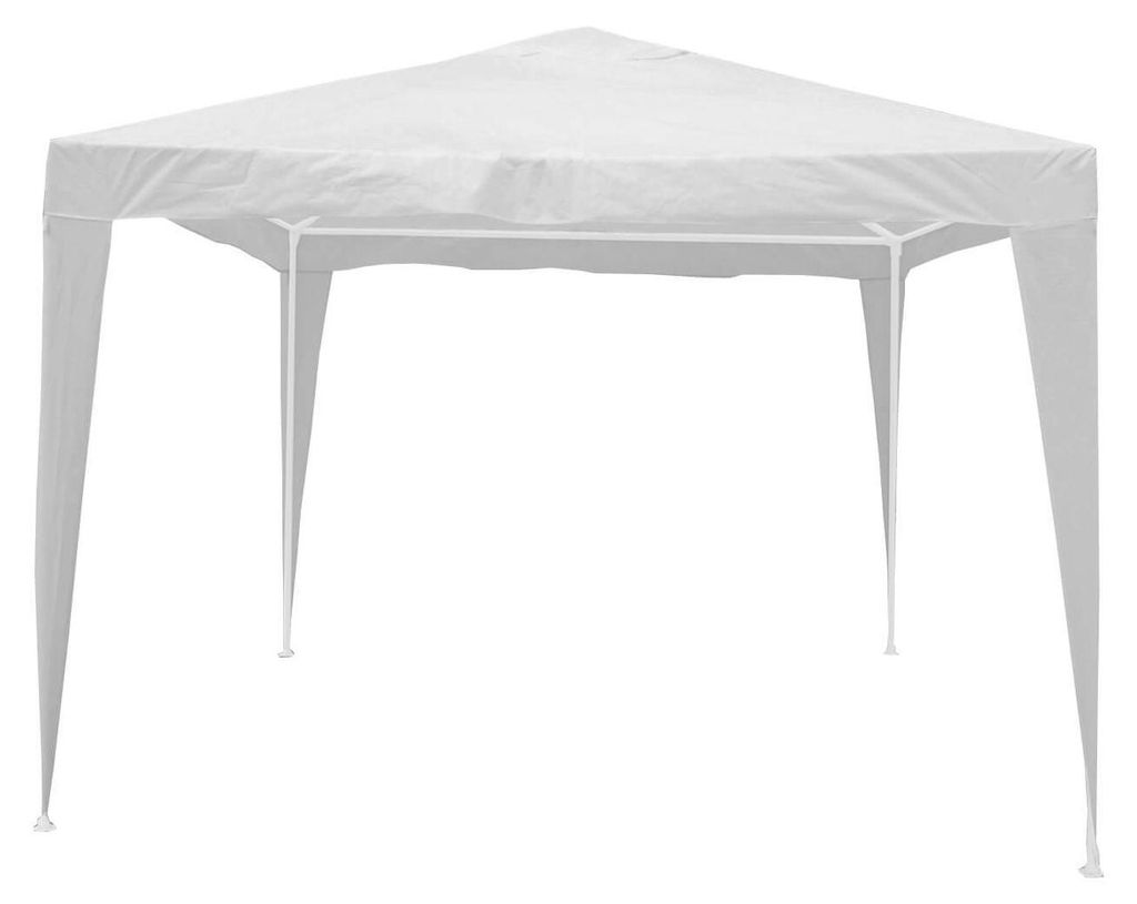 Abnehmbare Gartenlaube Destiny 2x3 m aus Metall und Raffiabast