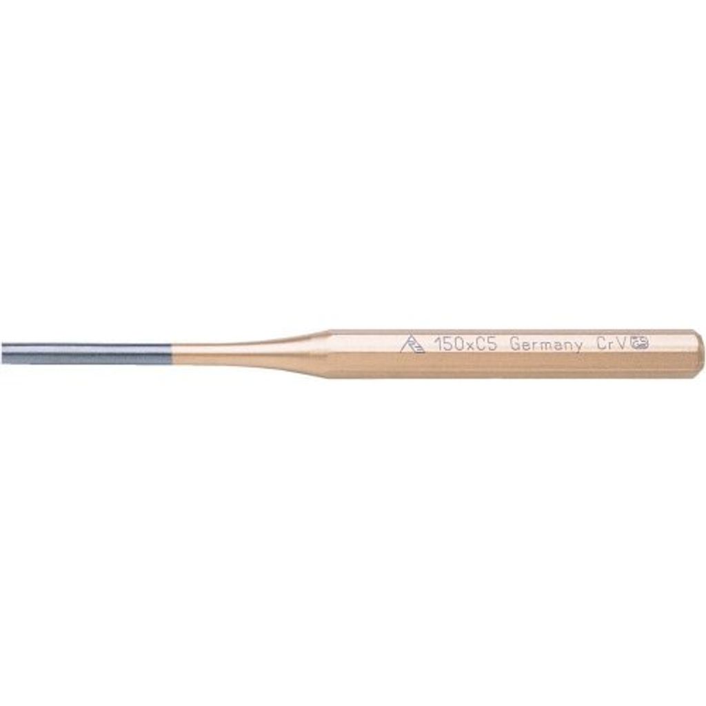 Rennsteig Splintentreiber Länge 150mm Durchmesser 6mm vorn Chrom Vanadium Stahl Schaft-Q.10mm - R450 006 0
