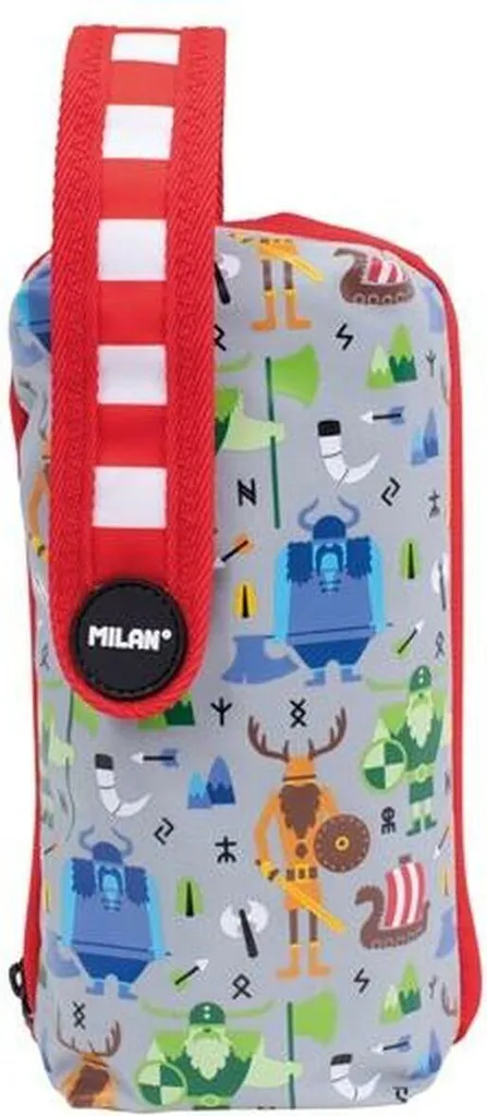 MILAN Astuccio 4 in 1 Serie Vikings Blu - Completo di Cancelleria