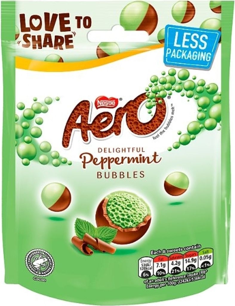 Aero Bubbles Peppermint (8 x 92g) Produktbild 