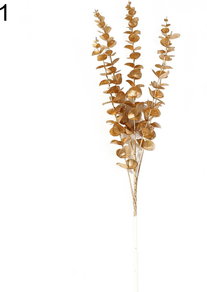 Elegant, die alle passen, künstliche Blume exquisit handgefertigte Kunststoffsimulation Eukalyptus für Zuhause-1
