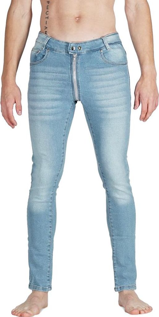 Bockle GAY-ZIP Blue Jeans No 4 Herren Jeanshose, W29/L30