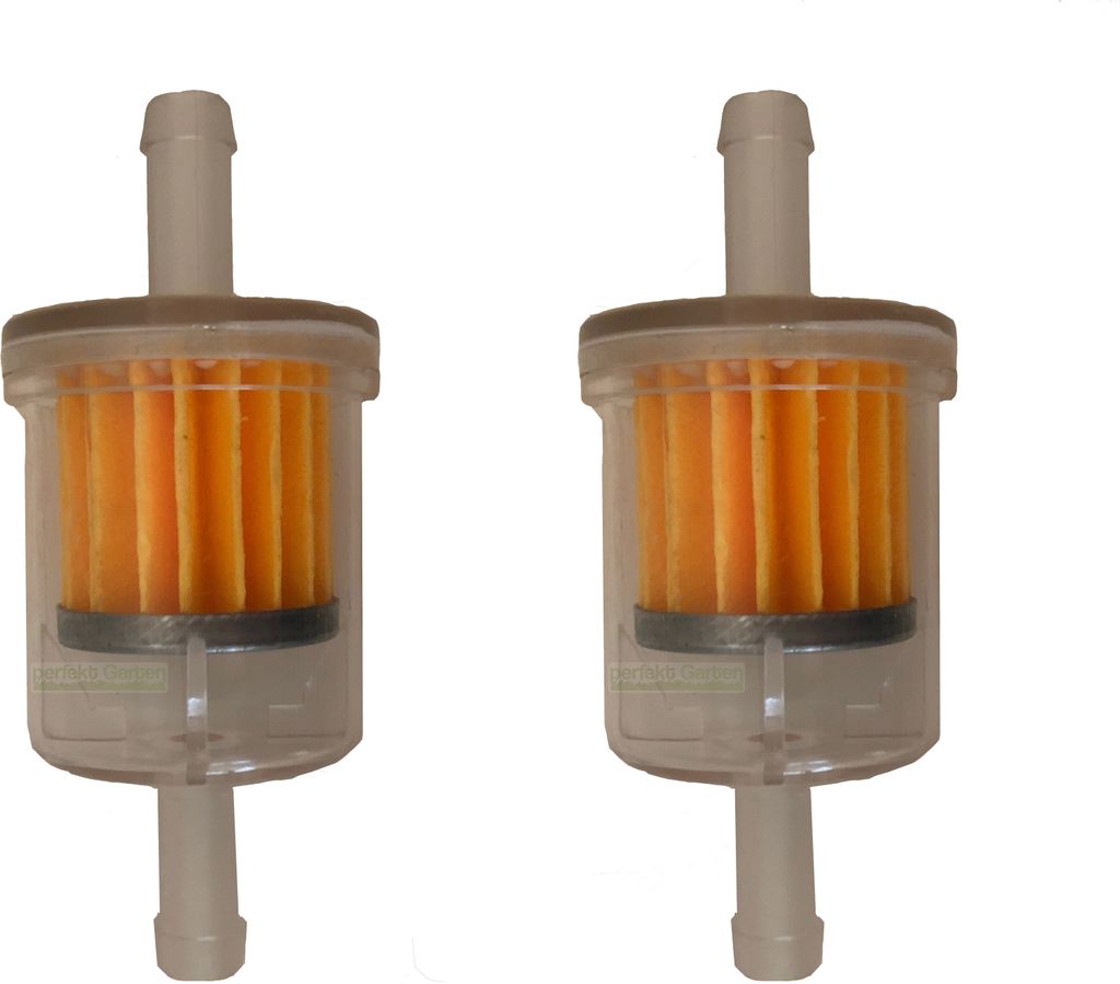 Two identical fuel filters are shown against a white background.
