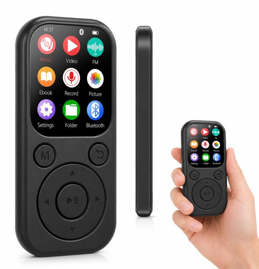 MP3 Player Bluetooth 5.3 mit 64 GB Speicherkarte, HiFi Produktbild 