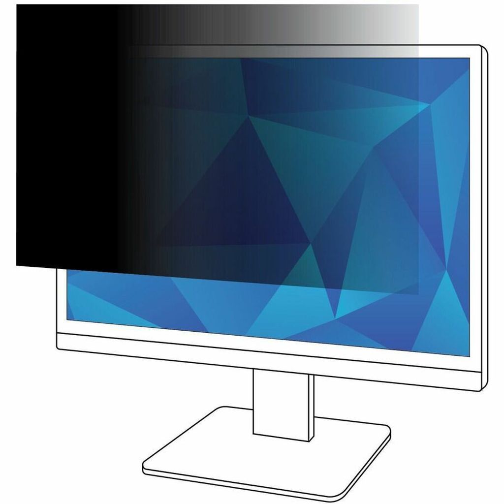 3M Blendfrei Blickschutzfilter - Schwarz, Matt - 1 Stück - für 109,2 cm (43 Zoll) Widescreen LCD Monitor - 16:9 - Blaulicht-Reduzierung - Kratzfe...