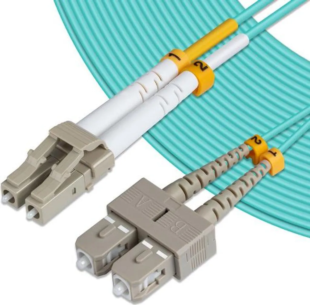 Patch Cord Fibra Ottica LC-SC MicroConnect Duplex Multimode LSZH - 3