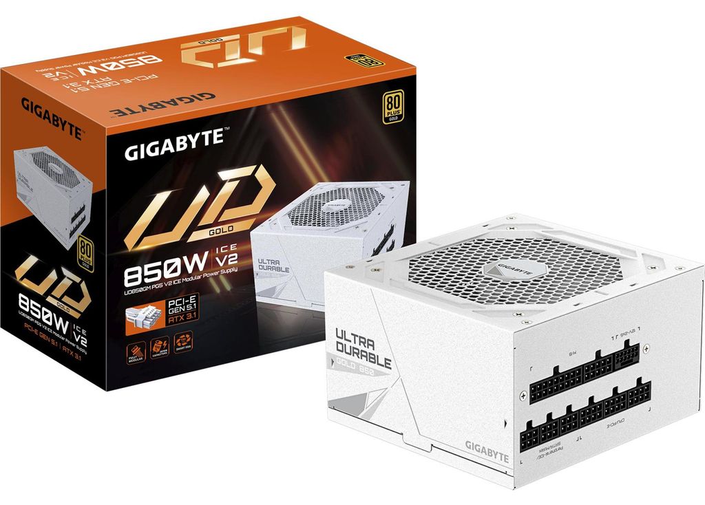 GIGABYTE UD850GM PG5 V2 ICE Netzteil – PCIe Gen 5.1, 80 Produktbild 