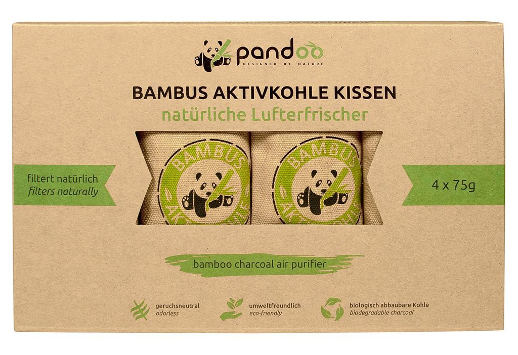 Pandoo Naturalny bambusowy oczyszczacz powietrza z węglem Zdjęcie produktu 