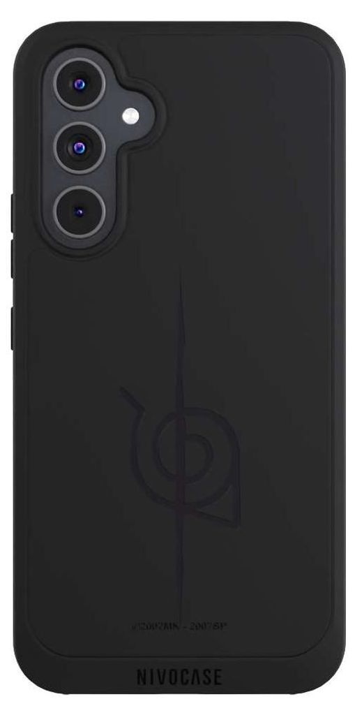 NIVOCASE Handyhülle für Samsung Galaxy A54 5G Hülle NIVOpure Case Schwarz Naruto Shippuden Sasuke Konoha