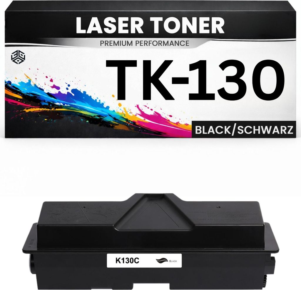 XL Toner TK-130 für Kyocera Schwarz TK130 hochwertige Produktbild 