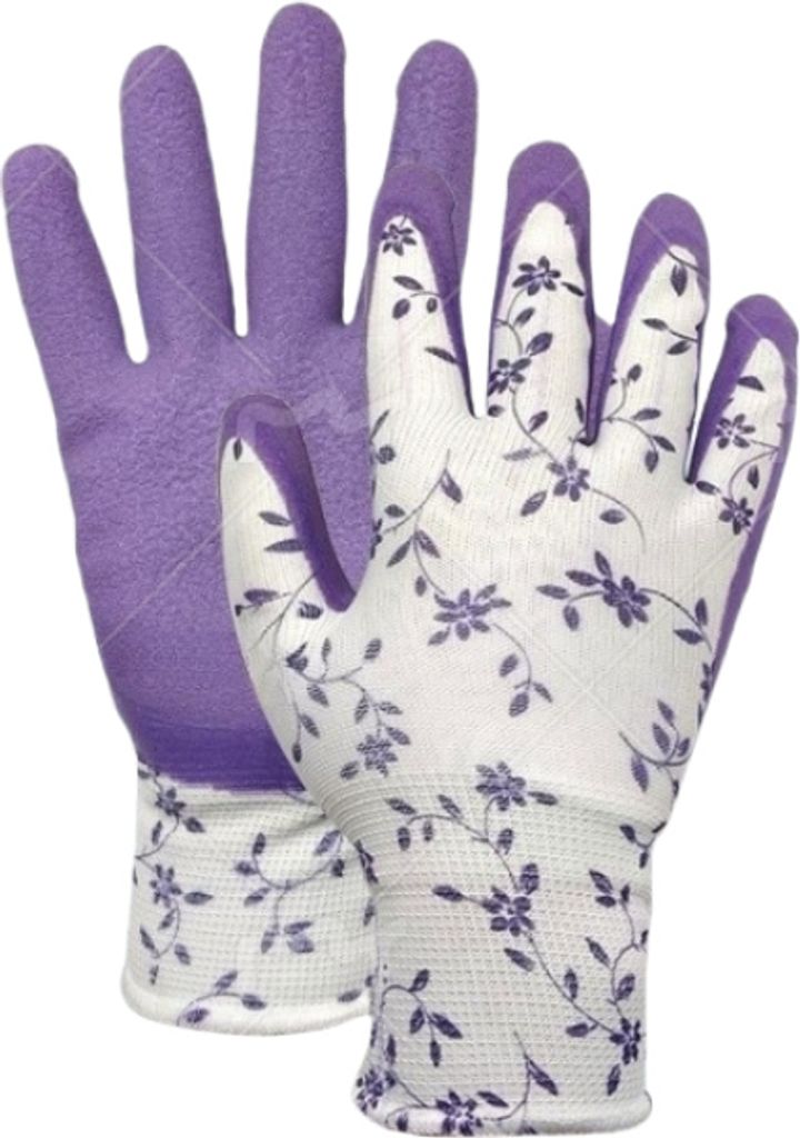 INF 2 Paar Gartenhandschuhe zum Pflanzen und Schutz Violett