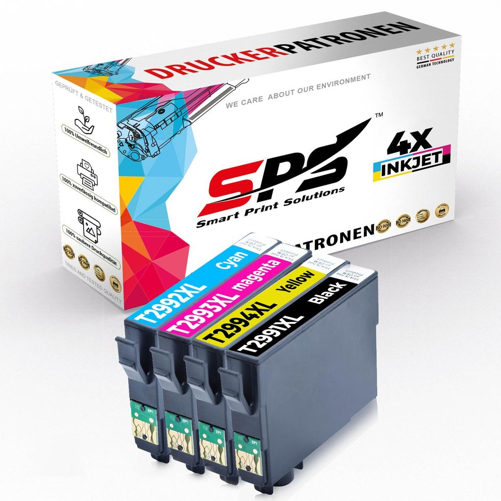 18XL Tintenpatrone Kompatibel für Epson Expression Home XP-205 | Mehrfarbig