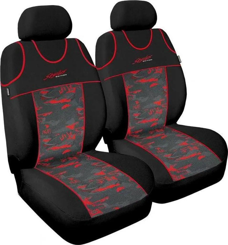 Coprisedili Auto BMW X5 Rosso Stilo | Set Universale Sportivo Premium - 7