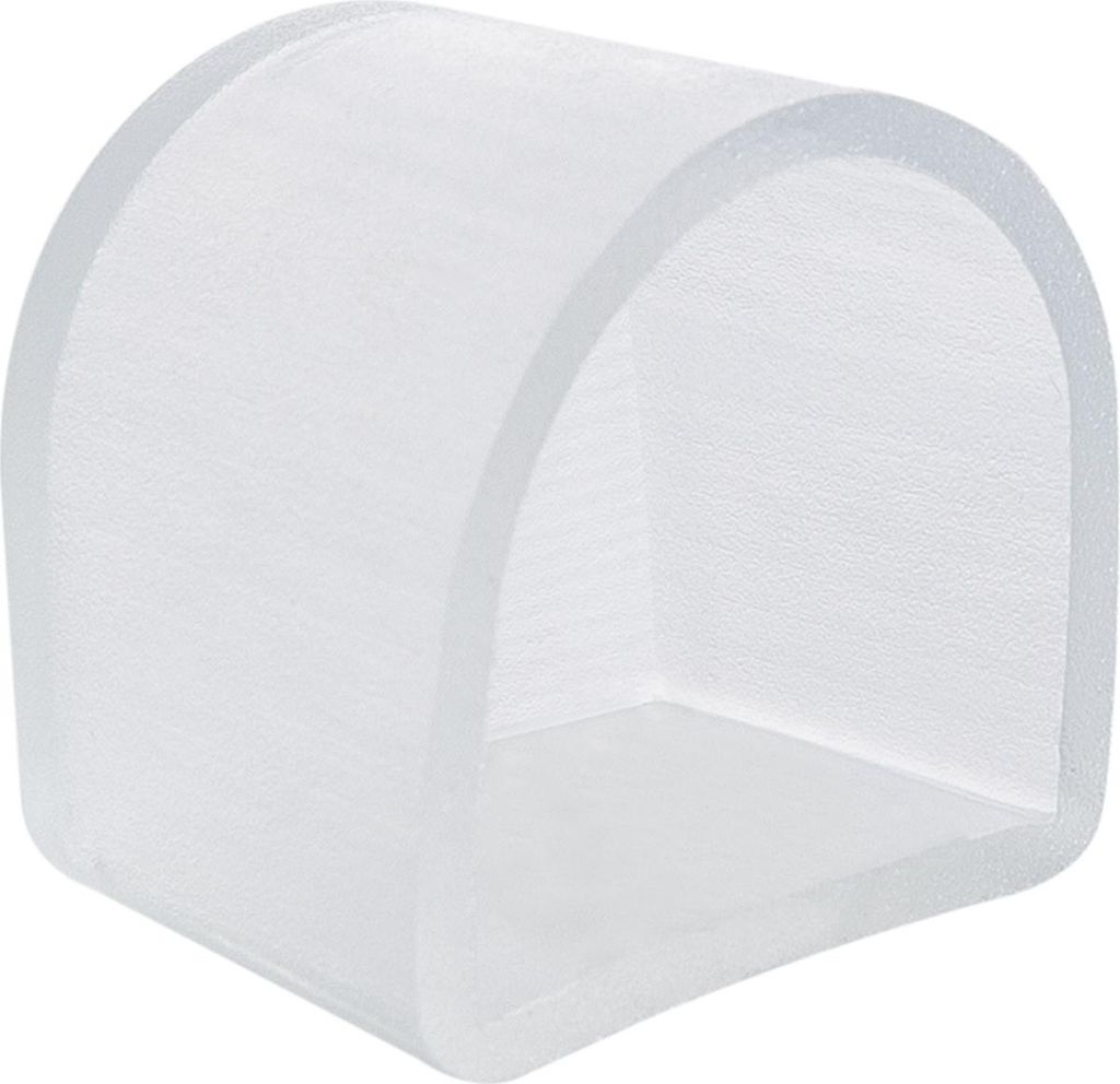 Endkappe LED-Streifen Neon 7.5W/m Einfarbig 220V AC 60 LED/m Halbrund 180o IP67 nach Mass Schnitt alle 100 cm Weiß